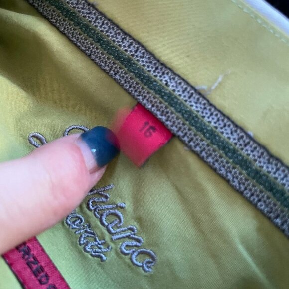 Luchiano Visconti Teen Two Ply Mercerized Cotton Button-Up Shirt Striped Size 16 - Picture 7 of 9